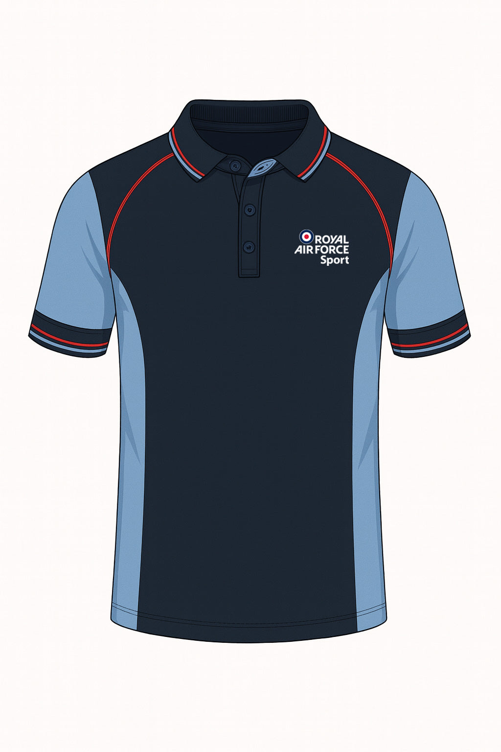 RAF Rugby League Unisex Poloshirt