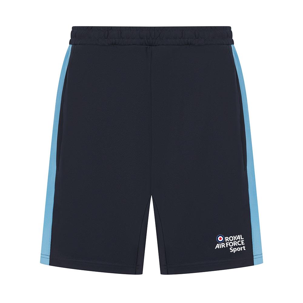 RAF Netball Knitted Shorts Navy/Sky